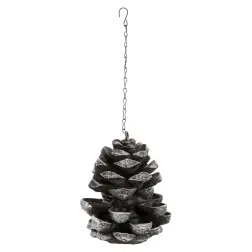 Comedouro Pinha 19x23x19 Cm castanho/branco  » Trixie Trixie