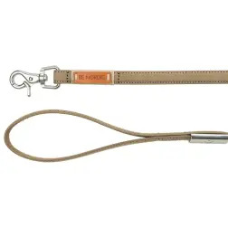 Trela "be Nordic" Em Pele m-l 1,00mt/20mm areia   Trixie Trixie