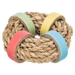 Argola Em Corda De Algas E Cartao P/ Roedores Ø8 Cm Trixie Trixie