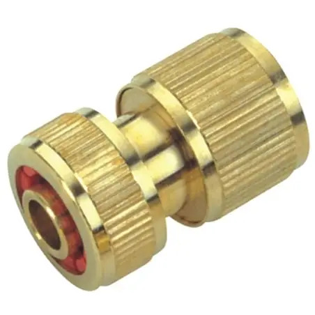 Ligação Rápida Latão Com Água Stop 1/2" Flux Flux