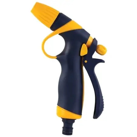 Agulheta Rega Tipo Pistola Regulável Com Punho Borracha Flux Flux