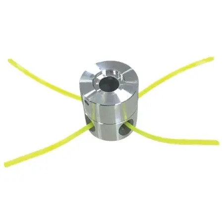 Cabeça Alumínio 4 Furos Roçadora Com Fio Nylon Flux Flux