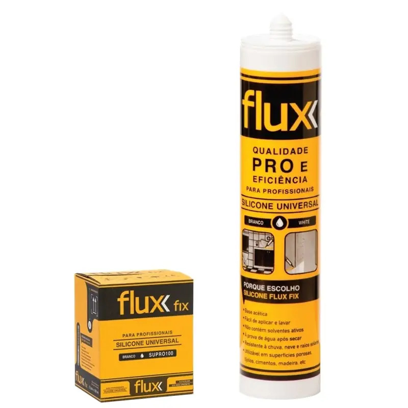 Silicone Branco SUPRO100 300ml Flux