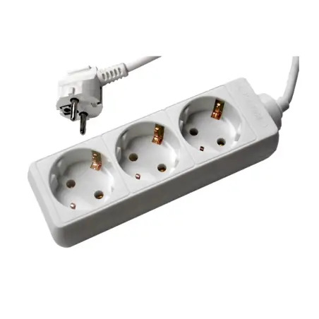 Tomada Tripla com Terra 3G1 10/16A Cabo 3mt 1303 Cyllux Cyllux