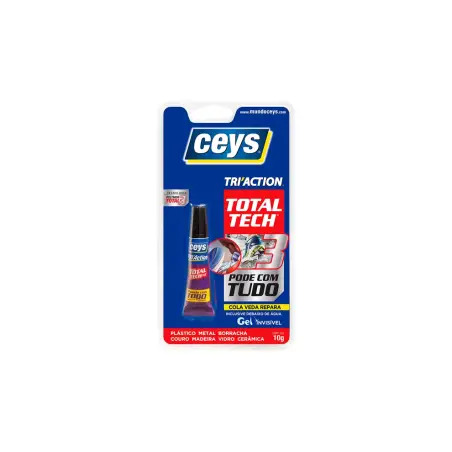 Cola e Veda Repara TriAction Transparente 10ml Ceys Ceys
