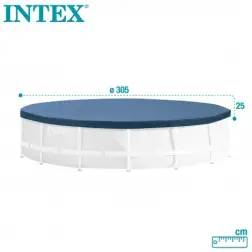 Cobertura Redonda 305cm em PVC para Piscina Octagonal 28030 Intex Intex