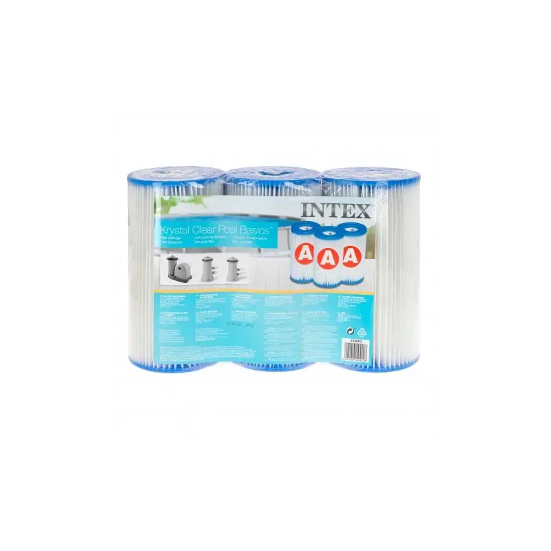 Filtro para Bomba de Filtragem Tipo A Pack 3un 29003 Intex Filtro para Bomba de Filtragem Tipo A Pack 3un 29003 Intex