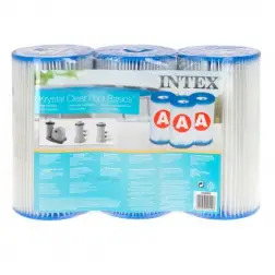 Filtro para Bomba de Filtragem Tipo A Pack 3un 29003 Intex Intex