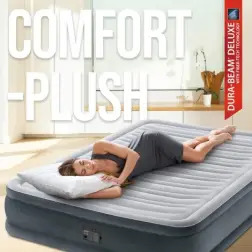 Colchão Insuflável Casal Cinza 152x203x46cm 64414 Intex Intex