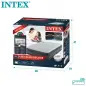 Colchão Insuflável Casal Cinza 152x203x46cm 64414 Intex