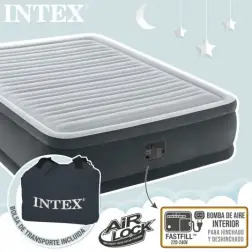 Colchão Insuflável Casal Cinza 152x203x46cm 64414 Intex Intex