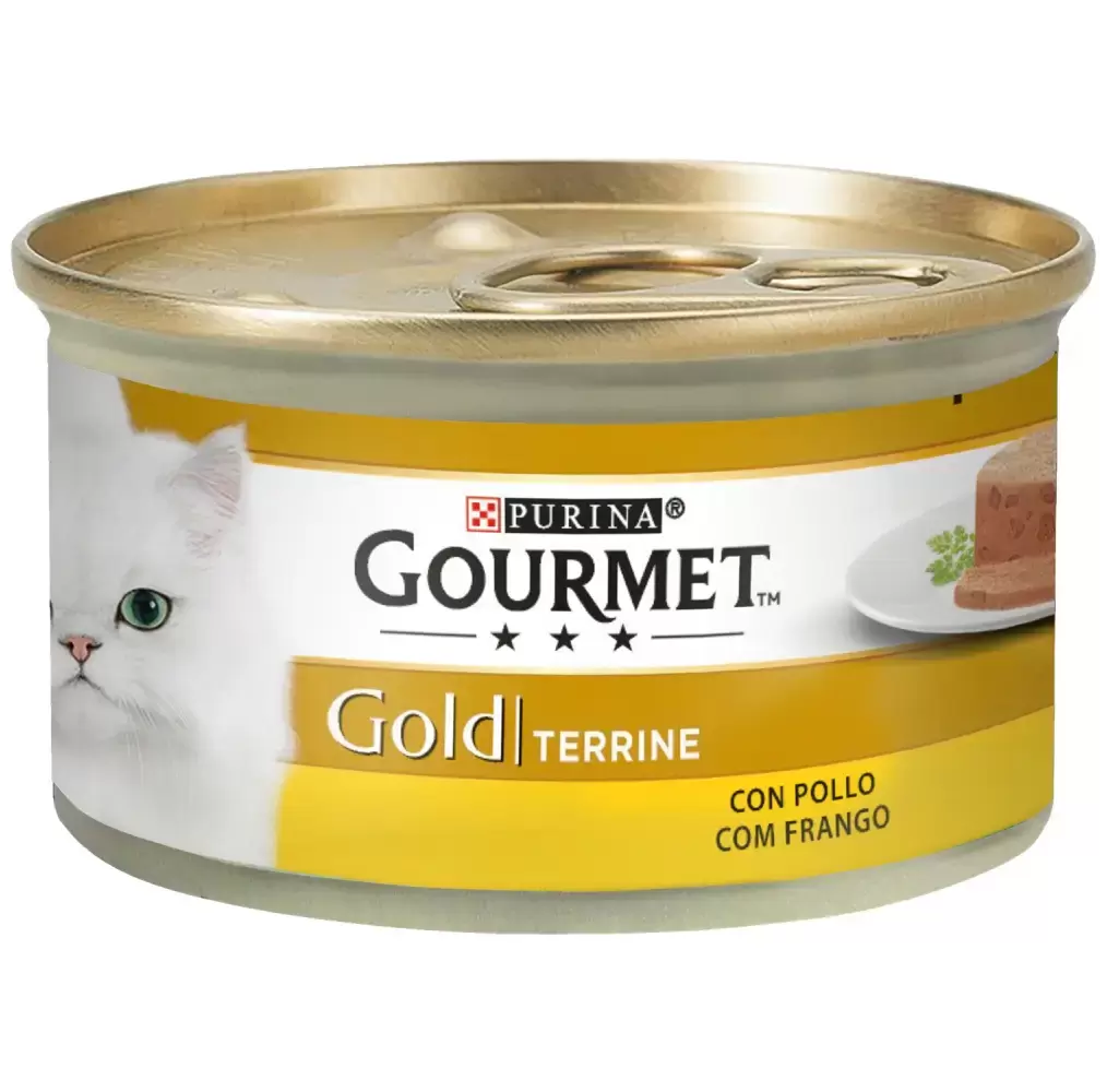 Gourmet Gold Terrine com Frango para Gato 85gr Purina