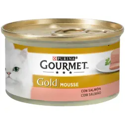 Gourmet Gold Mousse com Salmão para Gato 85gr Purina Purina