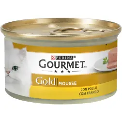 Gourmet Gold Mousse com Frango para Gato 85gr Purina Purina