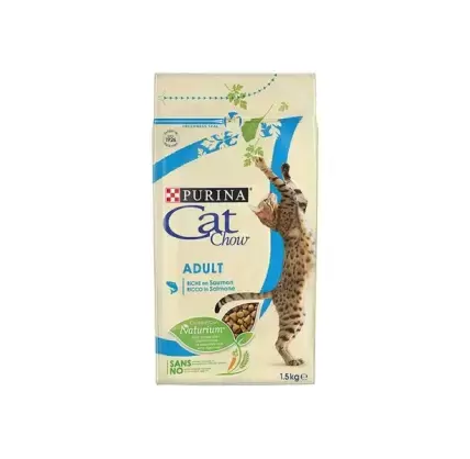 Ração Seca para Gato Cat Chow com Atum & Salmão 15kg Purina Purina