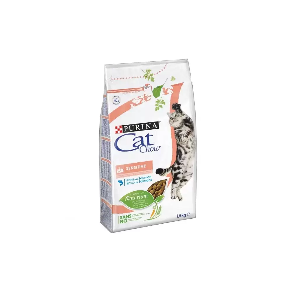Ração Seca para Gato Cat Chow Sensitive 1,5kg Purina