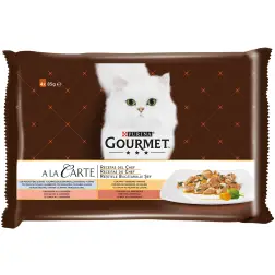 Ração Húmida para Gato Gourmet a la Carte Peixe 4x85gr Purina Purina