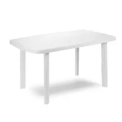 Mesa Oval Faro Branco 137x85cm 3001 Ipae Ipae