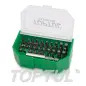 Jogo de Bits com Ponta Ponta Magnética 31 Peças GAAW3101 Toptul