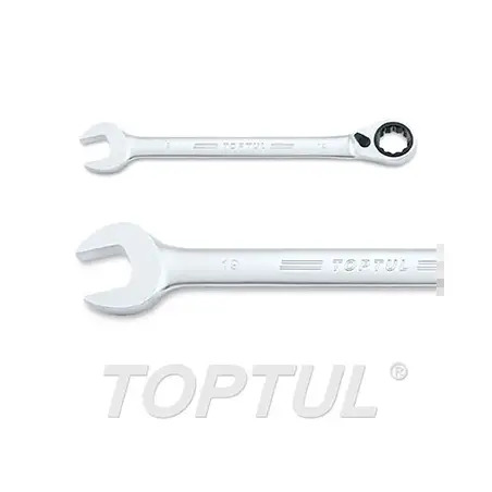Chaves Mistas de Boca/Roquete Reversível 10mm ABAF1010 Toptul Toptul