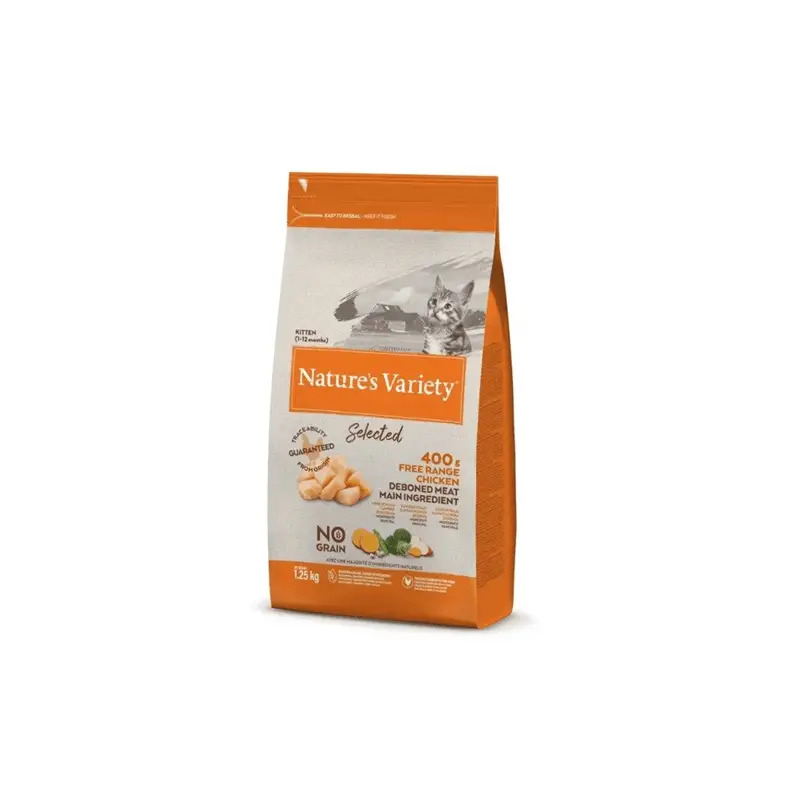 Ração Seca para Gato Selected Frango 1,25kg Natures Variety Ração Seca para Gato Selected Frango 1,25kg Natures Variety