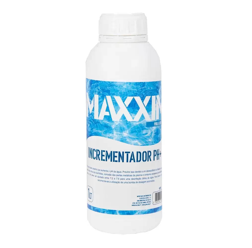 Incrementador pH+ Líquido 1Lt para Piscinas Maxxim