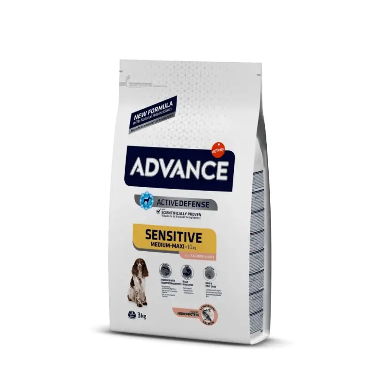 Ração para Cão Adult Sensitive com Salmão & Arroz 12kg Advance