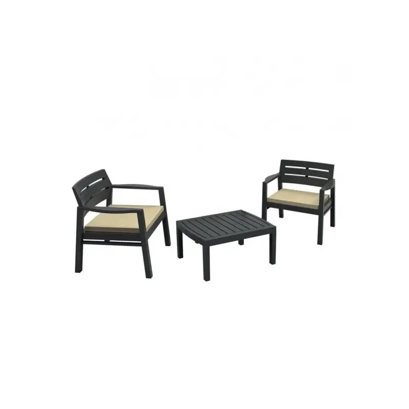 Conjunto de Jardim Lombok Mesa + 2 Cadeiras Ipae