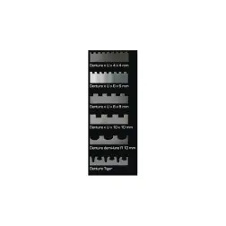 Kit Liçosa Dentada em Inox 115x280mm Sidamo Sidamo