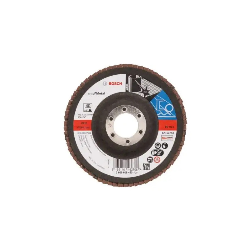 Disco de lamelas PRO X571, 115 mm, G120 2608607319 Bosch