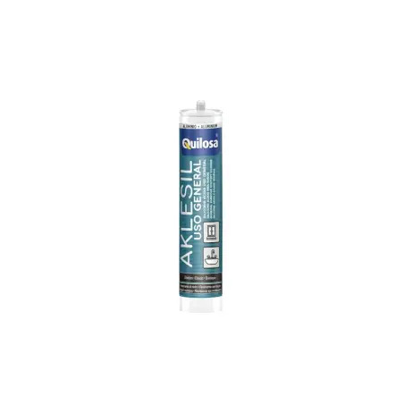 Silicone Aklesil Transparente Uso Geral 280ml Quilosa Quilosa