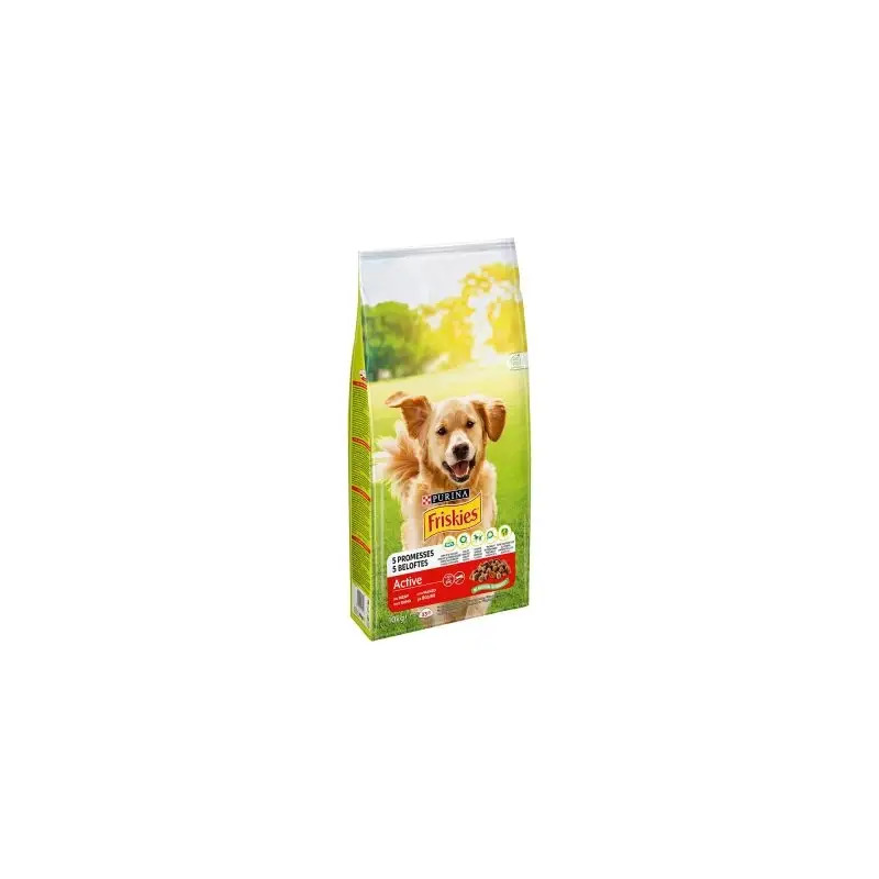 Ração Seca para Cão Active Adult 10Kg Friskies