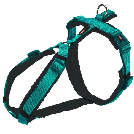 Peitoral Trekking "premium" s-m 44-53cm/20mm turq. Trixie Trixie
