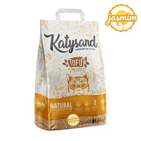 Katysand Tofu - Litter Aglomerante "jasmin" 6lt 3,8 Kg EX EX