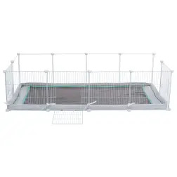 Manta P/ Cercas E Gaiolas 120x65 Cm cinza/turquesa Trixie Trixie