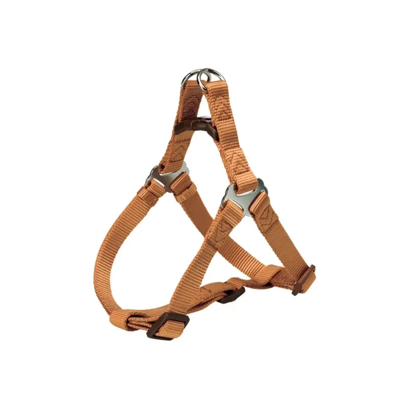 Peitoral Step-in "premium" m 50-65cm/20mm caramelo Trixie
