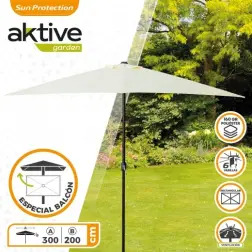 Guarda-Sol D48mm Tubo Alum 300x200cm 53877 Aktive Aktive