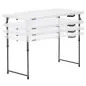 Mesa Dobravel Auxiliar Branca 4428 Lifetime Mesa Dobravel Auxiliar Branca 4428 Lifetime