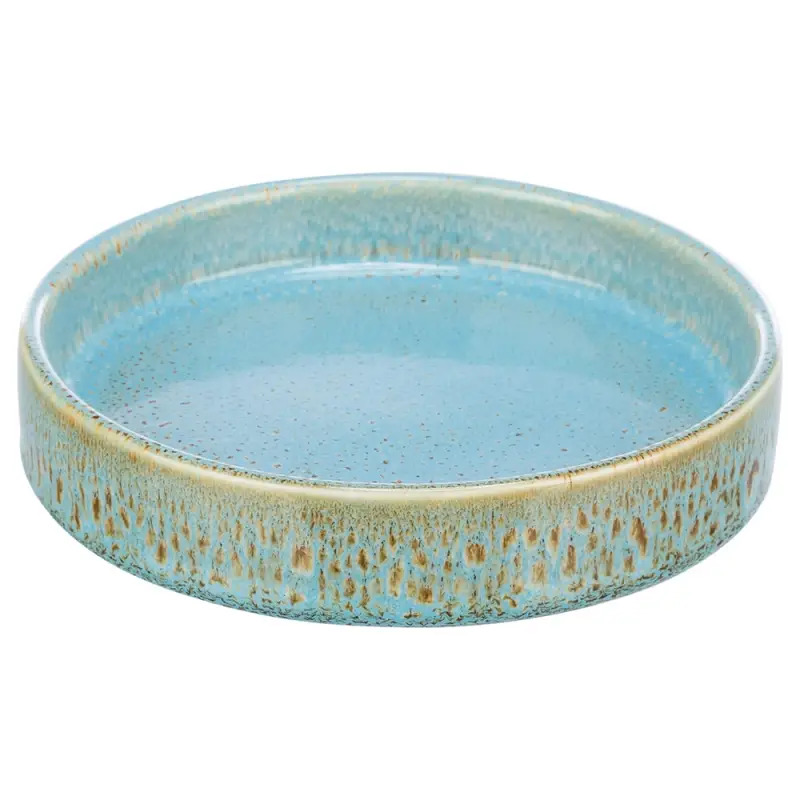 Gamela Em Cerâmica 0,25lt/15cm Azul Trixie