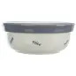 Gamela Ceramica P/ Tx24790 - 0,3lt/ø12cm branco/azul Trixie