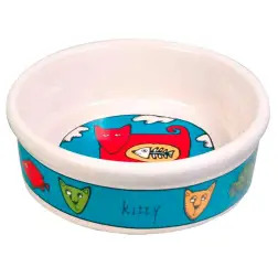 Gamela Em Ceramica P/ Gato 200 Ml/11 Cm emb. C/ 4 Trixie Trixie