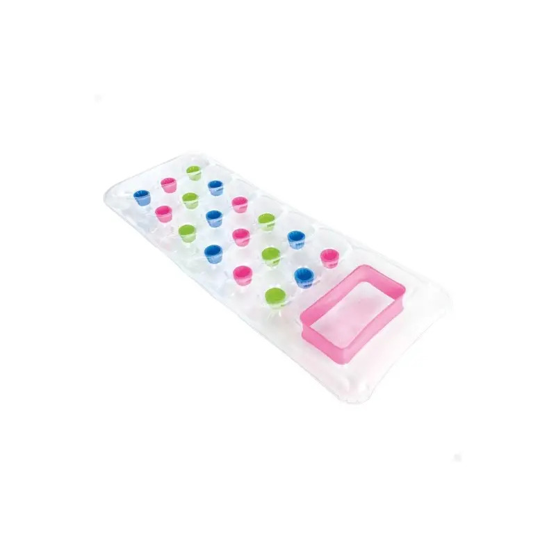 Colchão Insuflável para Piscina 18 Copos Transparente 59894 Intex