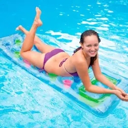 Colchão Insuflável para Piscina 18 Copos Transparente 59894 Intex Intex