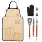 Conjunto Avental com 6 Acessórios para Barbecue 63010 Aktive