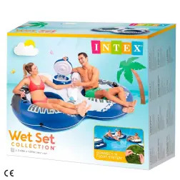 Boia Dupla River Run com Arca 243x157cm 58837 Intex Intex