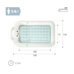 Cama Insuflável de Criança 114x178x71 66814 Intex Intex