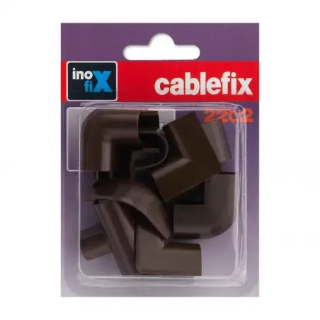 Acessórios Castanhos para Calha Técnica Cablefix 2202 Pack 10un Inofix Inofix