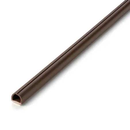 Calha Adesiva Castanha para Cabo Cablefix 10,5x10mm Pack 3un Inofix Inofix