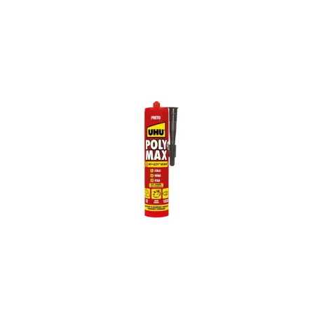 Cola e Veda Poly Max Express 425gr Preto UHU UHU