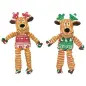 Brinquedo Rena com Nós Peluche Natal S/M Kong